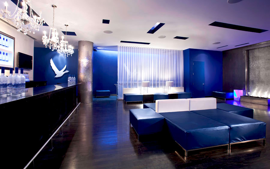 photo of the interiot of the grey goose lounge