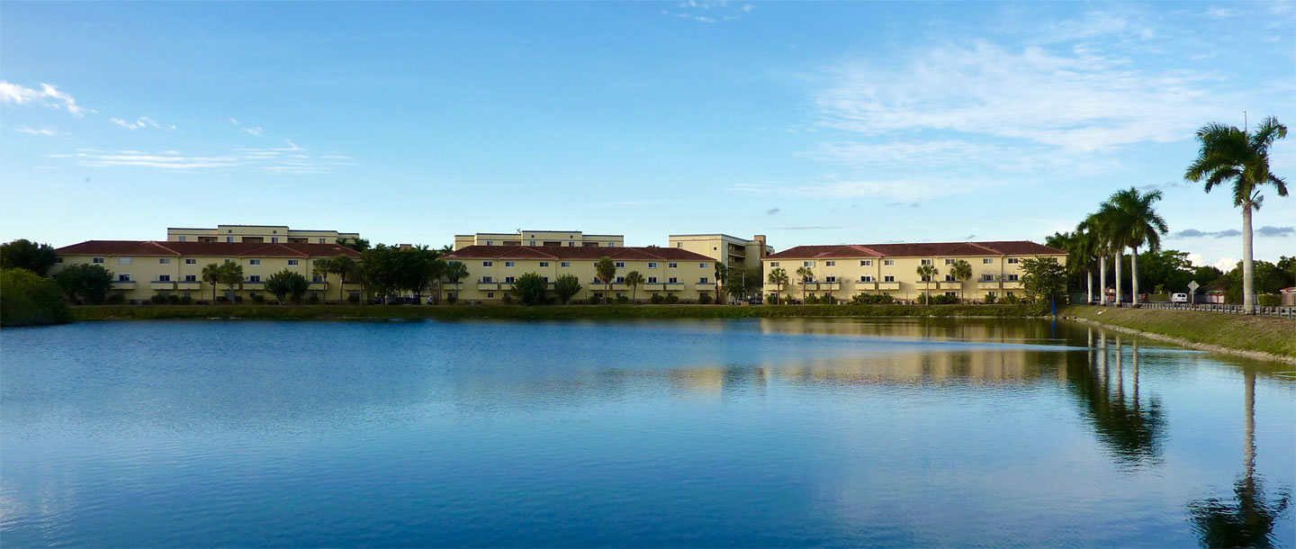 photo of the miami rental apartment complex